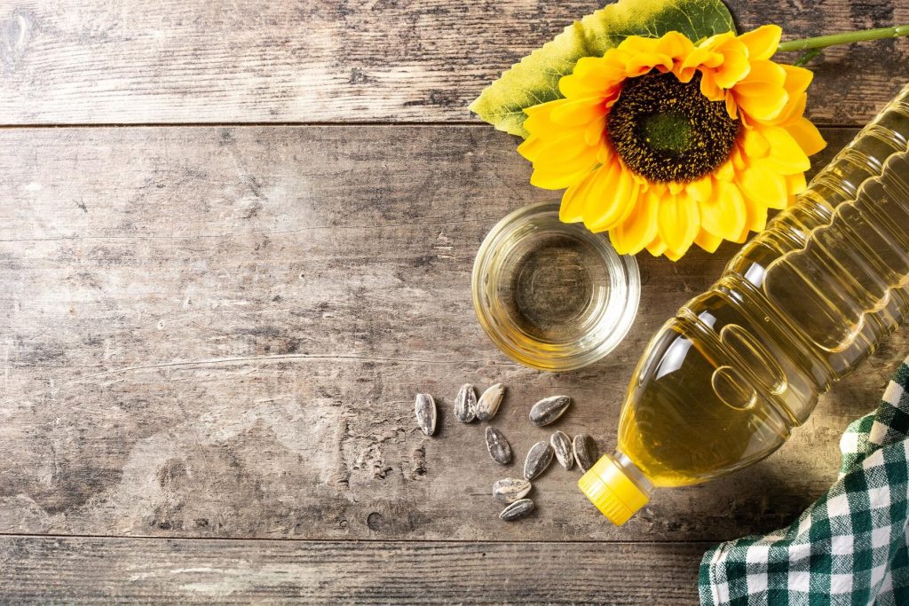 sun flower oil bottle